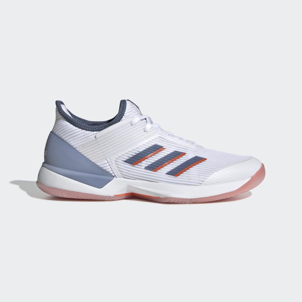 Pantofi Tenis Adidas Adizero Ubersonic 3 Dama Romania - Albi/Portocalii EF1154